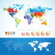 World Map Low Poly N2