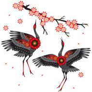 dancing crane