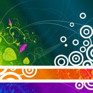 Colorful Floral Background N11
