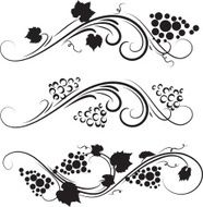 Grape ornaments N5