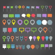 Navigation pins collection