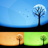 Abstract Tree background N6