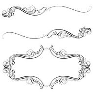 Swirl frame and label design