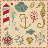 Decorative nautical set N3