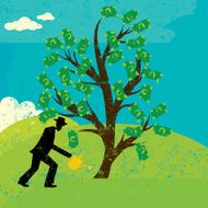 Watering a money tree N2