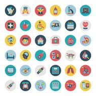 Set of flat medical icons N2