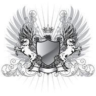 Coat of arms with horse