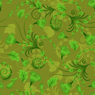 floral seamless background N109