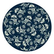 Floral Design In Circle N2