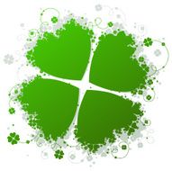 Shamrock with free place for your text