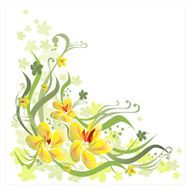 Floral background N1410