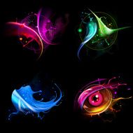 Set art logos