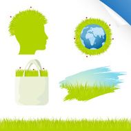 Grassy earth