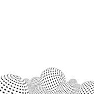Halftone Background For Text Globes N2
