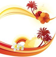 Summer holiday banners
