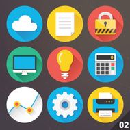 Vector Icons for Web and Mobile Applications Set 2