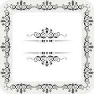 vector vintage frame N26