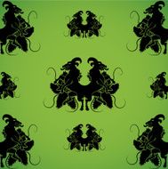 Heraldry pattern