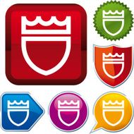 icon series shield (vector)