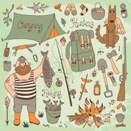 Fishing hunting camping set N5