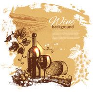 Wine vintage background N10