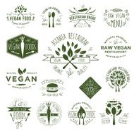 Vegetarian Foods Badges N2