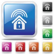 Home Wireless Security Icon