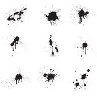 various black blots