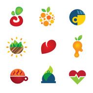 Health care medical food kitchen solutions perfect startup company logo