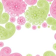 Paisley background with a space for your text N3