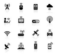 Black Symbols - Wireless Technology