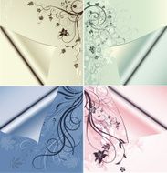 floral backgrounds for text N2