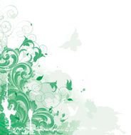 Edge Scroll and Butterflies