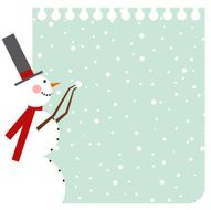 Snowman background N2
