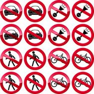 Prohibited signs N6