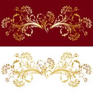 abstract floral ornament N13
