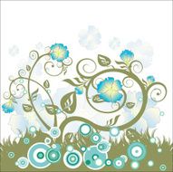 Floral background N1417