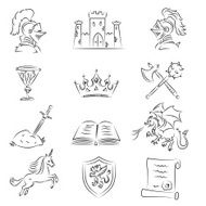 Medieval Sketch Set N2