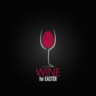 wine easter design background