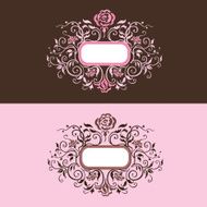 Frame with roses N11