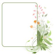 Frame With Flowers N12