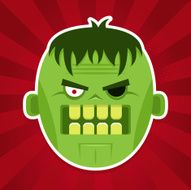 Zombie face