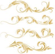Wheat ornament N12