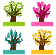 save the planet concept trunk tree hands nature abstract