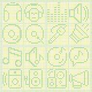 icons-music and instruments