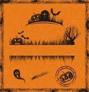 halloween set of design elements N2