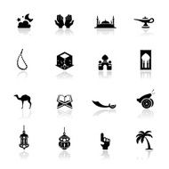Icons set Arabian