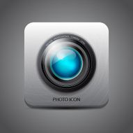 Vector camera application icon N2