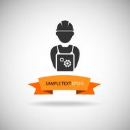 engineer icon - Vector