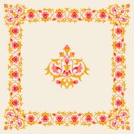 Ornamental border frame design element N2